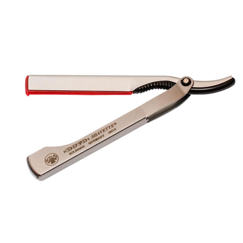 Dovo - Shavette Aluminium Zilver - Mat gepolijst