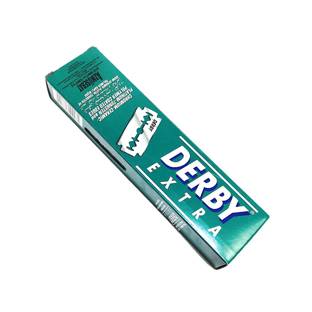 Derby - Cartouche de lames pour rasoir de sécurité - 100 lames