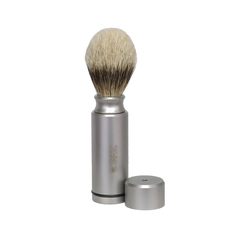 Dovo - Silvertip Travel Shaving Brush - 19mm