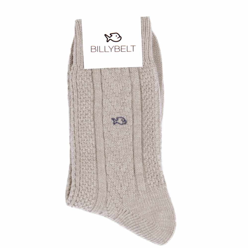 BillyBelt - Merino wollen sokken - Beige