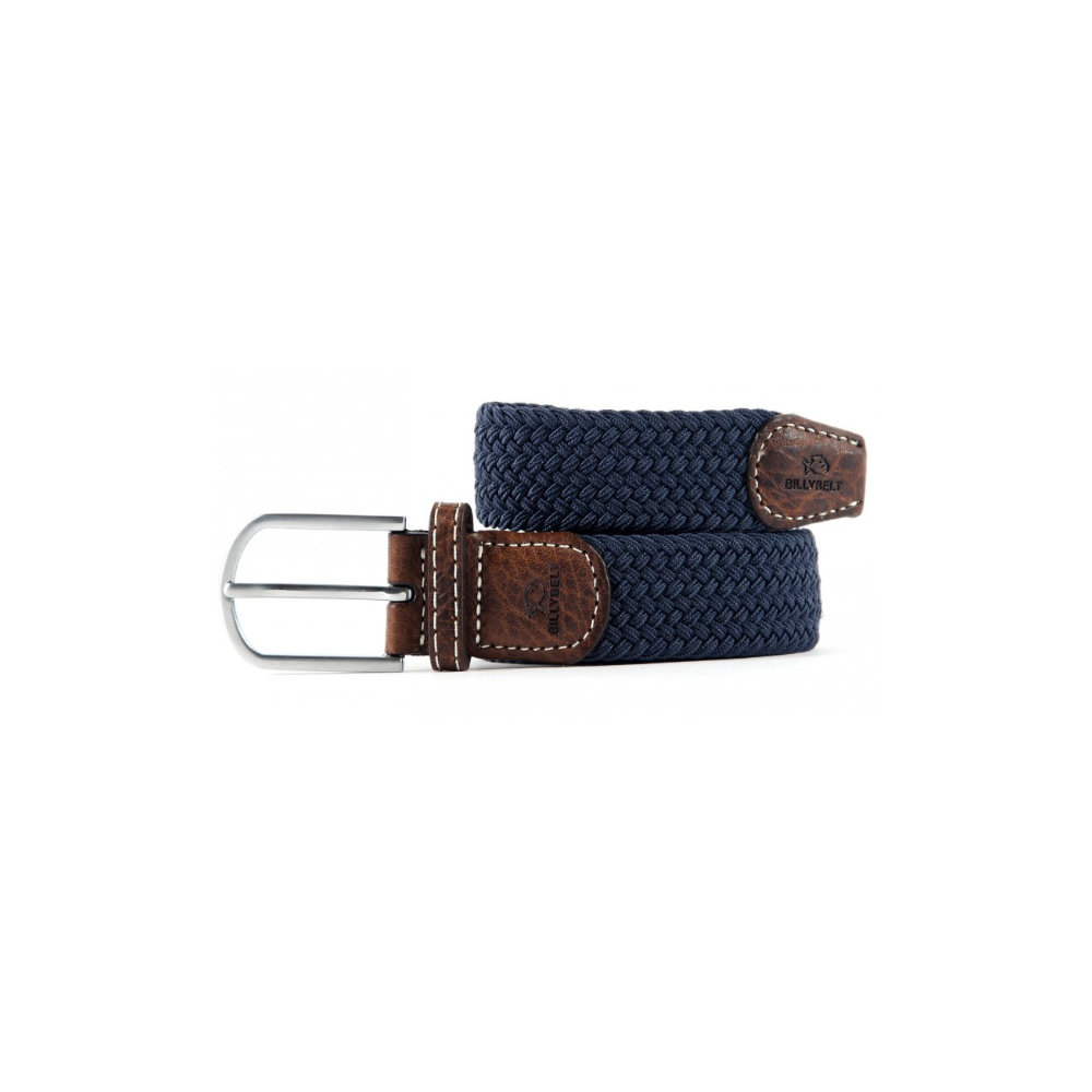 Billybelt - Ceinture tressée élastique - Bleu Ardoise - Taille 0
