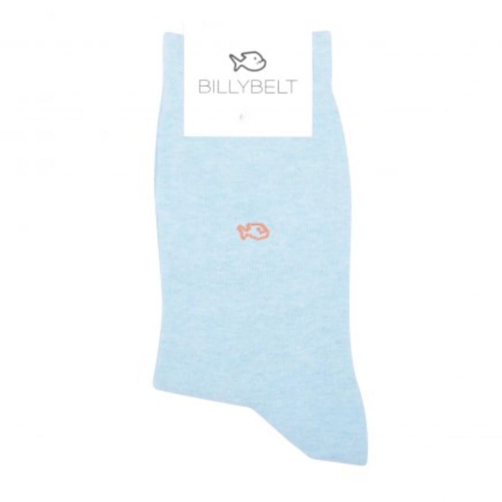 BillyBelt - Chaussettes Coton Unie - Azurin