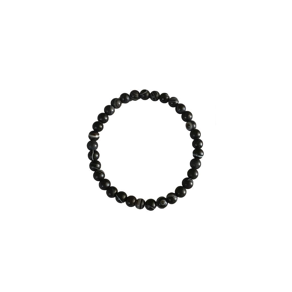 Abel - Armband in zwart Agathe