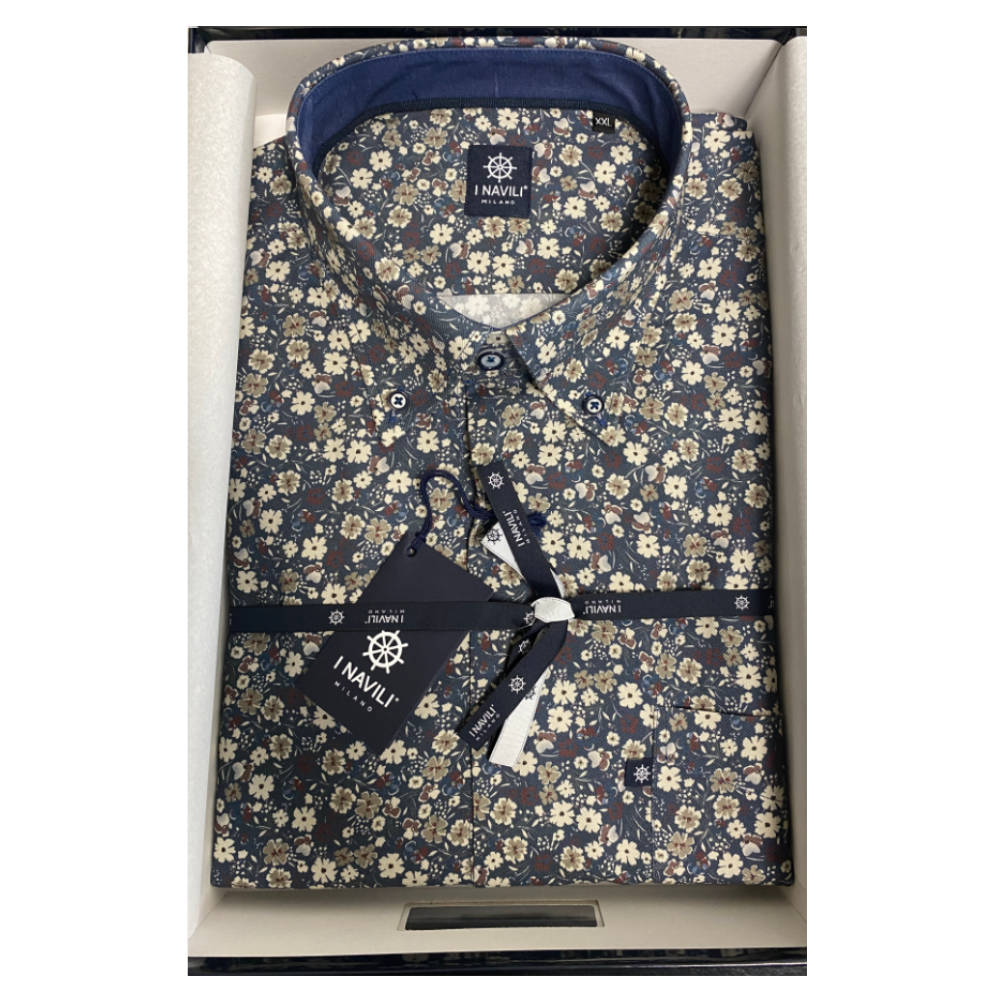 Navili - Blauw Lampedusa Hemd - XL