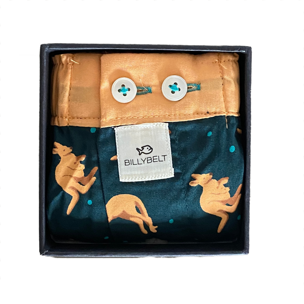 BillyBelt - Biologisch katoenen boxershorts - Australian - Maat S