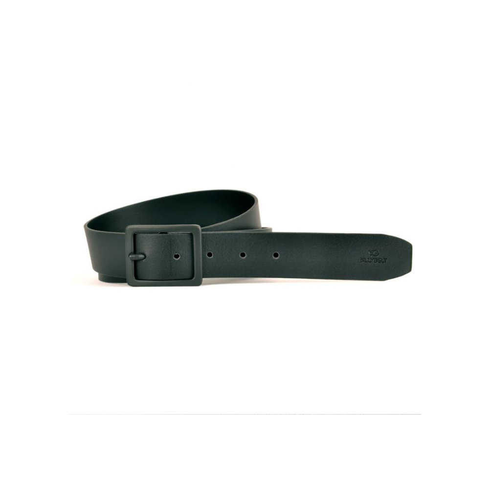 Billybelt - Leather belt - raw effect - Black T 85