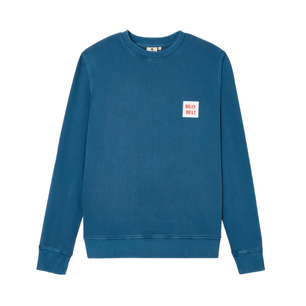 BillyBelt - Biokatoen Sweater 400 gr - Marine - M
